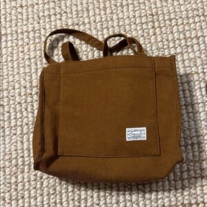Brown Canvas Tote Bag